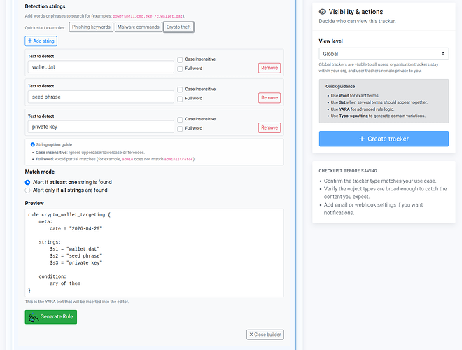 New UI for hunting in AIL